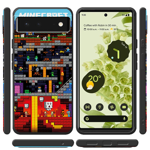 Чехол BoxFace Google Pixel 6 Minecraft Lode Runner