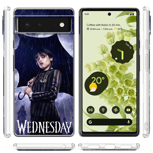 Чехол BoxFace Google Pixel 6 Wednesday Addams