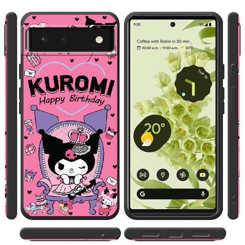 Чехол BoxFace Google Pixel 6 День народження Kuromi