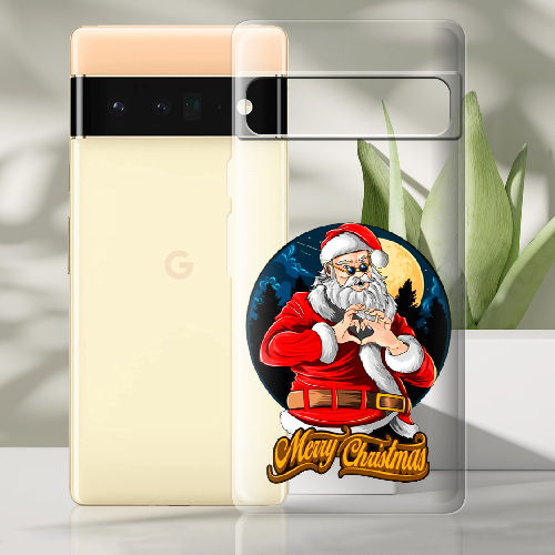 Чехол BoxFace Google Pixel 6 Pro Cool Santa and heart