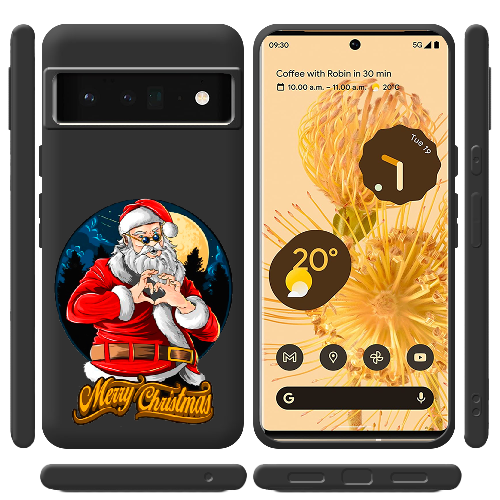 Чехол BoxFace Google Pixel 6 Pro Cool Santa and heart