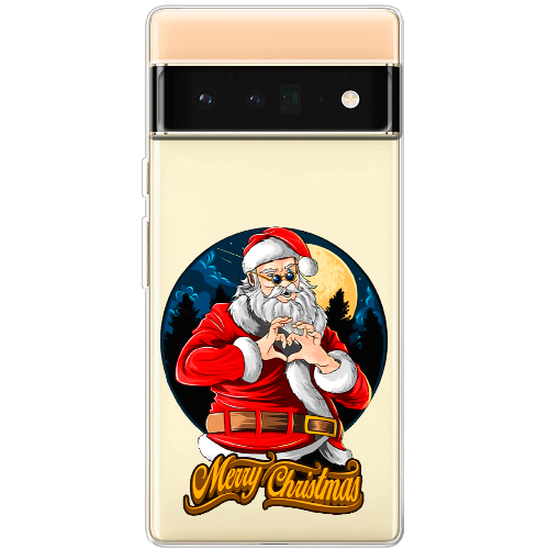 Чехол BoxFace Google Pixel 6 Pro Cool Santa and heart