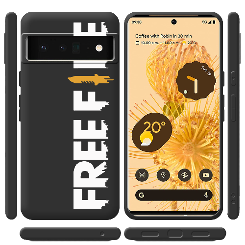 Чехол BoxFace Google Pixel 6 Pro Белый Free Fire