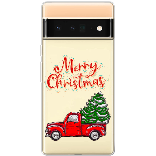 Чехол BoxFace Google Pixel 6 Pro Holiday Car Merry Christmas