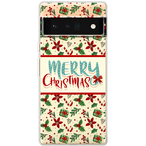 Чехол BoxFace Google Pixel 6 Pro Vintage Christmas Congratulation