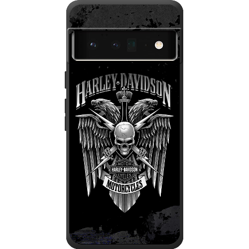 Чехол BoxFace Google Pixel 6 Pro Harley Davidson skull and eagles