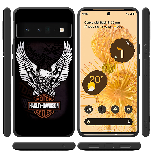 Чехол BoxFace Google Pixel 6 Pro Harley Davidson and eagle