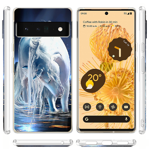 Чехол BoxFace Google Pixel 6 Pro White Horse