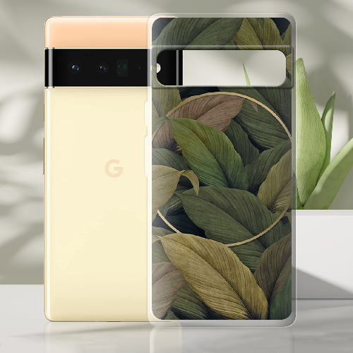 Чехол BoxFace Google Pixel 6 Pro Green Leaf