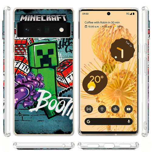 Чехол BoxFace Google Pixel 6 Pro Minecraft Graffiti