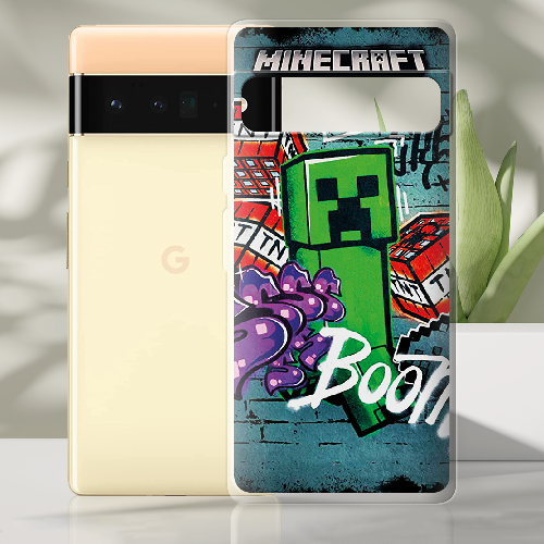 Чехол BoxFace Google Pixel 6 Pro Minecraft Graffiti
