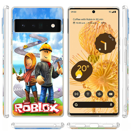 Чехол BoxFace Google Pixel 6 Pro Roblox Білдерман