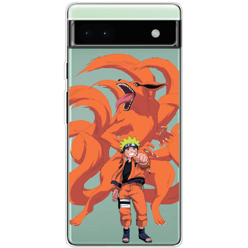 Чехол BoxFace Google Pixel 6A Naruto and Kurama