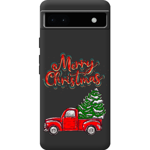 Чехол BoxFace Google Pixel 6A Holiday Car Merry Christmas