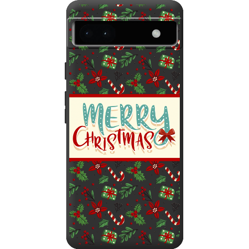 Чехол BoxFace Google Pixel 6A Vintage Christmas Congratulation