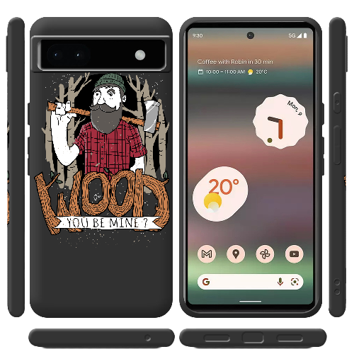 Чехол BoxFace Google Pixel 6A Wood you be mine