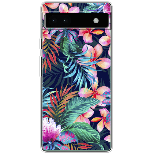 Чехол BoxFace Google Pixel 6A flowers in the tropics