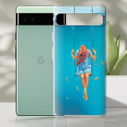 Чехол BoxFace Google Pixel 6A Girl In The Sea