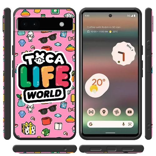 Чехол BoxFace Google Pixel 6A Toca Boca Life World