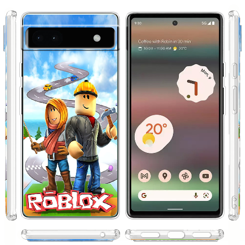 Чехол BoxFace Google Pixel 6A Roblox Білдерман