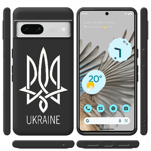 Чехол BoxFace Google Pixel 7A Тризуб монограмма UKRAINE