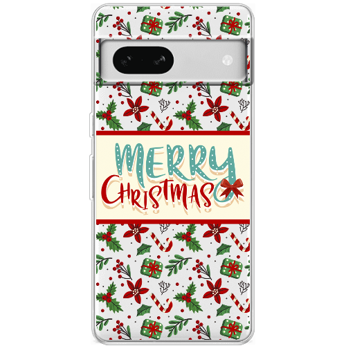 Чехол BoxFace Google Pixel 7A Vintage Christmas Congratulation