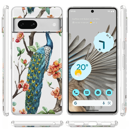 Чехол BoxFace Google Pixel 7A Noble Peacock