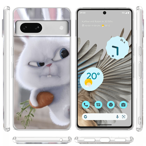 Чехол BoxFace Google Pixel 7A Rabbit Snowball