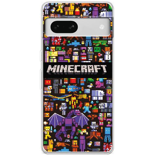 Чехол BoxFace Google Pixel 7A Minecraft Mobbery