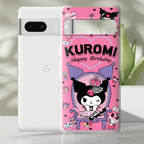 Чехол BoxFace Google Pixel 7A День народження Kuromi