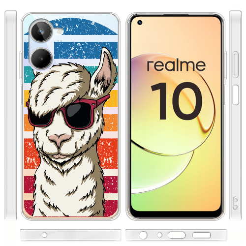 Чехол BoxFace Realme 10 4G Стильна Лама