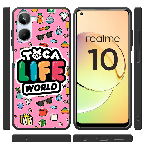 Чехол BoxFace Realme 10 4G Toca Boca Life World