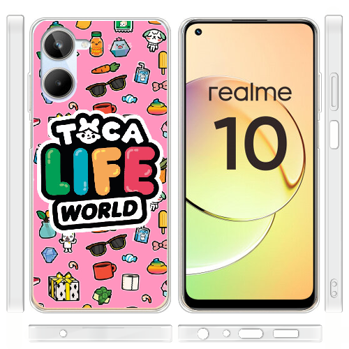 Чехол BoxFace Realme 10 4G Toca Boca Life World