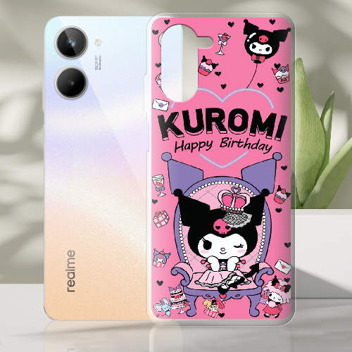 Чехол BoxFace Realme 10 4G День народження Kuromi