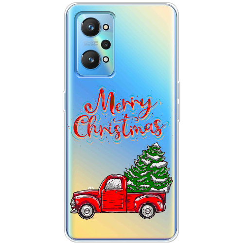 Чехол BoxFace Realme GT Neo 2 Holiday Car Merry Christmas
