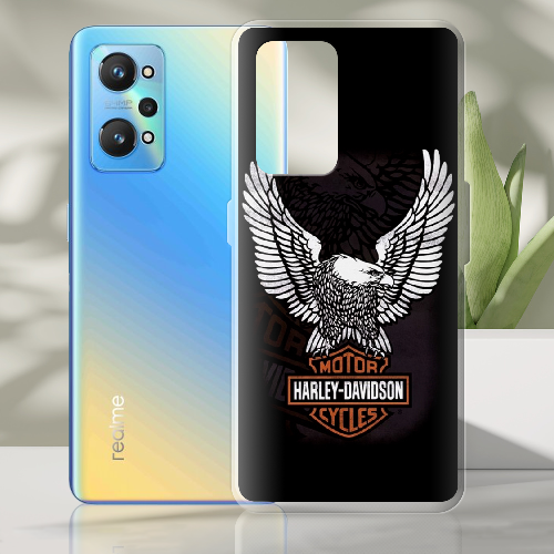 Чехол BoxFace Realme GT Neo 2 Harley Davidson and eagle