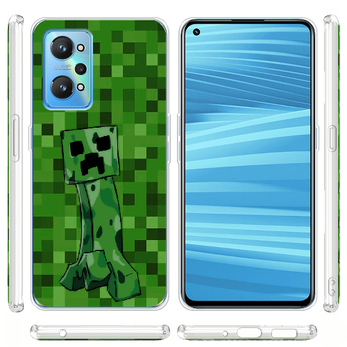 Чехол BoxFace Realme GT Neo 2 Minecraft Creeper