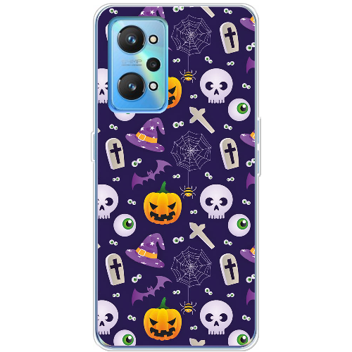 Чехол BoxFace Realme GT Neo 2 Halloween Purple Mood