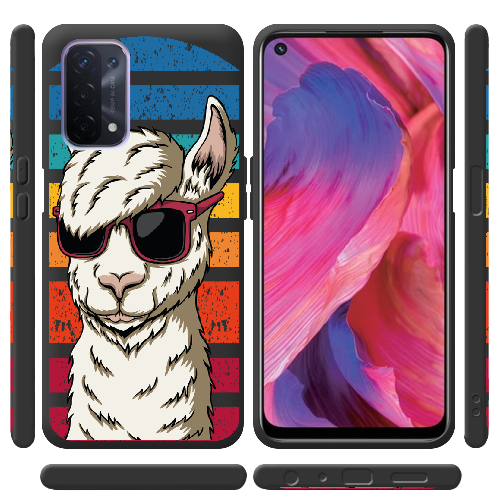 Чехол Boxface OPPO A74 5G Стильна Лама