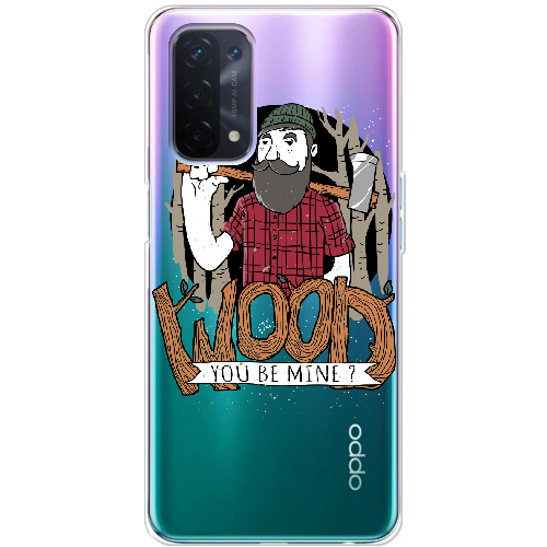 Чехол Boxface OPPO A74 5G Wood you be mine