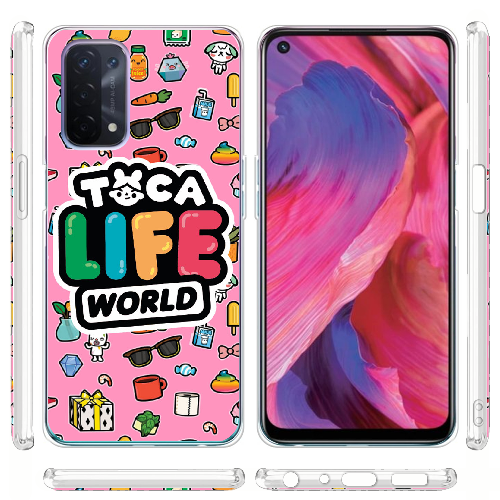 Чехол Boxface OPPO A74 5G Toca Boca Life World