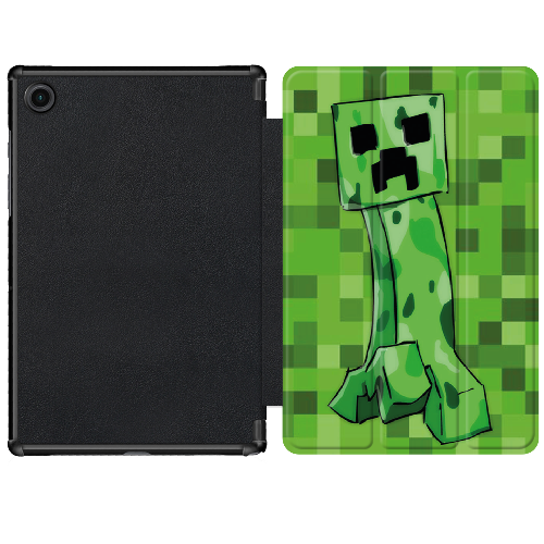 Чехол для Samsung Galaxy Tab A8 2021 X200/X205 10.5" Minecraft Creeper