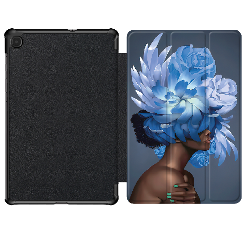 Чехол для Samsung Galaxy Tab S6 Lite P613/P619 10.4" Exquisite Blue Flowers