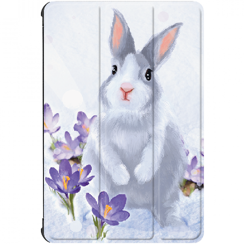 Чехол для Samsung Galaxy Tab S6 Lite P613/P619 10.4" Заєць в зимових квітах