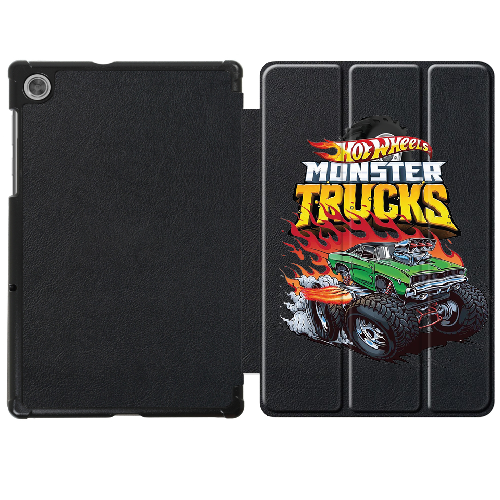 Чехол для Lenovo Tab M8 4rd gen 8" Hot Wheels Monster Trucks