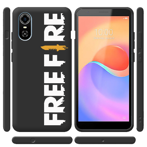 Чехол BoxFace ZTE Blade A31 Plus Белый Free Fire