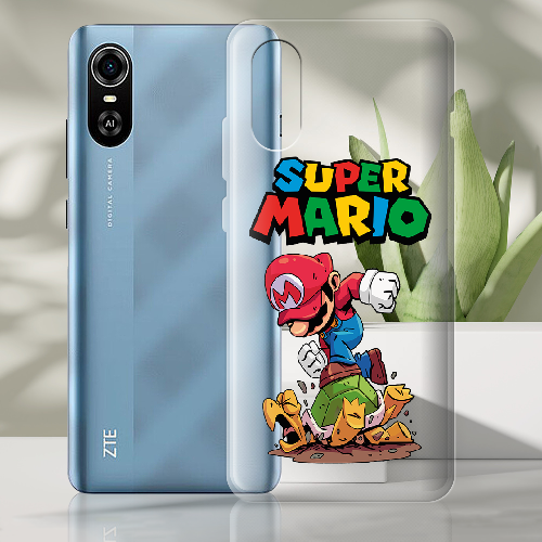 Чехол BoxFace ZTE Blade A31 Plus Super Mario