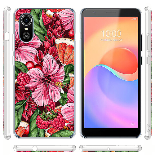 Чехол BoxFace ZTE Blade A31 Plus Tropical Flowers