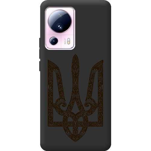 Чехол BoxFace Xiaomi 13 Lite Ukrainian Black Trident