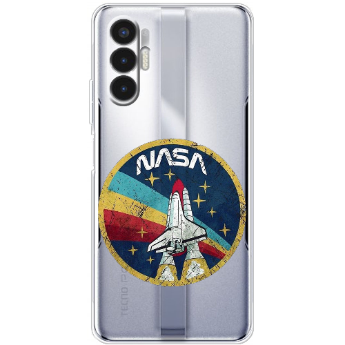 Чехол BoxFace Tecno POVA 3 Space Shuttle NASA